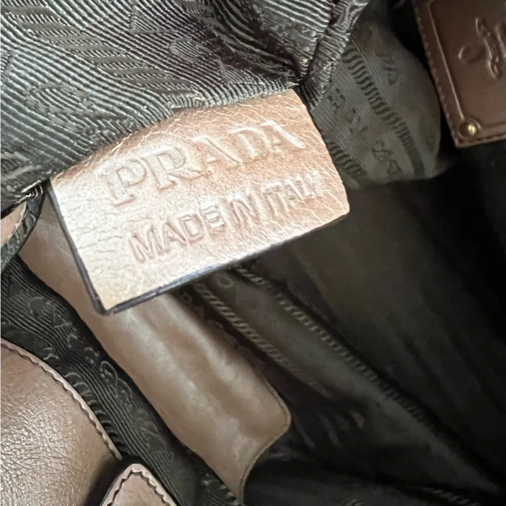 Prada Brown Ombré Shoulder Bag - Picture 8 of 16